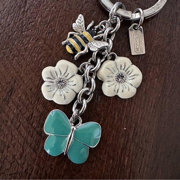 Coach Spring Pave Mix Keychain Fob 92248 - Picture 2 of 10